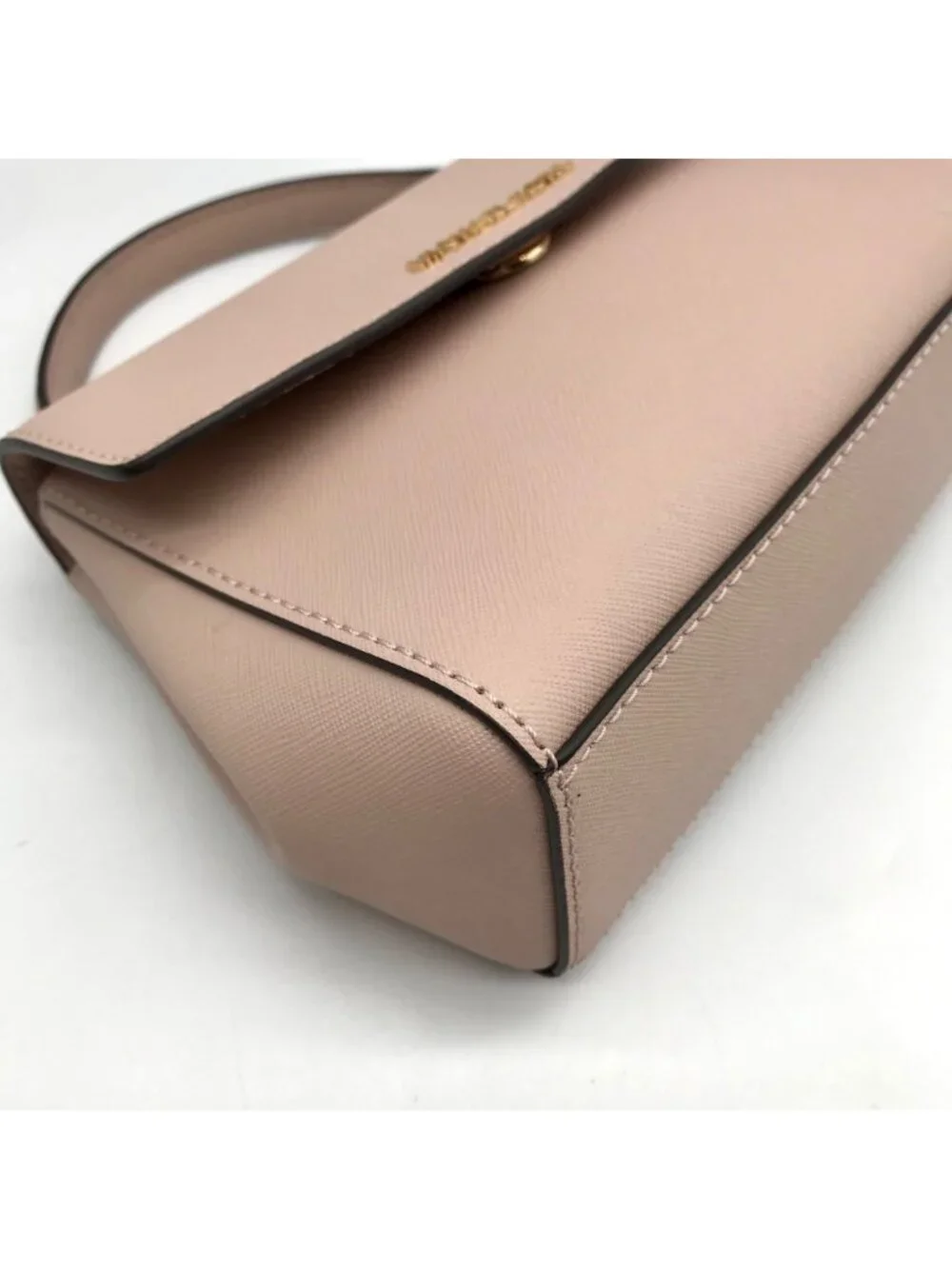 Michael Kors Soft Pink Saffiano Leather Ava Convertible Satchel